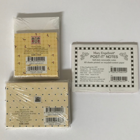 Retired Mary Engelbreit Gift Cards and POST-It Notes - Picture 3 of 3